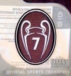 2015-21 AC Milan UCL Badge Of Honour 7 Champions Official Football Soccer Badge Patch