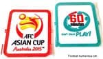 2015 AFC Asian Cup & 60 Minutes Official Player Issue Size Football Soccer Badge Patch Set