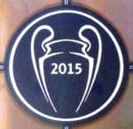 2015 Barcelona UCL Champions Official Player Issue Size Football Soccer Badge Patch