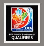2015 Canada**Women's World Cup**Qualifiers Official Player Issue Size Football Soccer Badge Patch