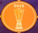 2015 Sevilla EUROPA LEAGUE CHAMPIONS Official Player Issue Size Football Soccer Badge Patch