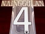 2016-17 AS Roma Third Shirt NAINGGOLAN#4 Official Stilscreen Name Number Set