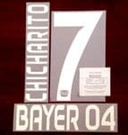 2016-17 Bayer Leverkusen Home Shirt CHICHARITO#7 Official Player Issue Size Name Number Set