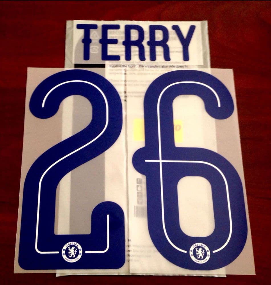 2016-17 Chelsea UCL & FA CUP Third Shirt TERRY 26 Official Sporting iD ...