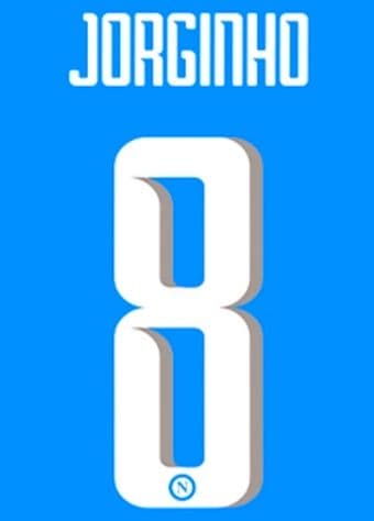 2016-17 Napoli UCL Home Shirt JORGINHO#8 Official Player Issue Size Name Number Set