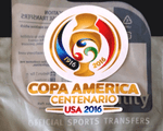 2016 Copa America Centenario Official SportingiD Player Issue Size Football Soccer Badge Patch