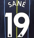 2017-18/19/20 Manchester City Away & Third Shirt SANE#19 PS-Pro SportingiD Name Number Set