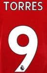 2017-18/19 Liverpool HERO SET Home/Away Shirt TORRES#9 PS-Pro SportingiD Name Number Set