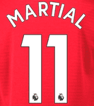 2017-18/19 Manchester Utd Home/Away/Third Shirt MARTIAL#11 PS-Pro SportingiD Name Number Set