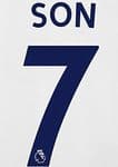 2017-18/19 Tottenham Hotspur Home Shirt SON#7 PS-Pro SportingiD Name Number Set