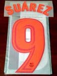 2017-18 Barcelona SUAREZ#9 La Liga/UCL Third Shirt Official SportingiD Name Number Set