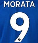 2017-18 Chelsea Home & Third Shirt MORATA#9 PS-Pro SportingiD Name Number Set