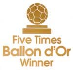 2017-18 Real Madrid RONALDO FIVE TIMES BALLON D'OR WINNER Match Transfer Details Football Chest Logo