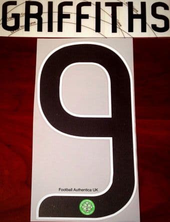 2017-20 Celtic(Glasgow)UCL & EUROPA Home/Away/Third Shirt GRIFFITHS#9 Official Name Number Set