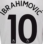 2017-20 Manchester Utd HERO SET Third Shirt IBRAHIMOVIC#10 PS-Pro SportingiD Name Number Set
