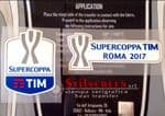 2017 Juventus vs Lazio SUPERCOPPA FINAL Official Player Issue Size Football Soccer Badge Patch Set
