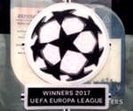 2017 Manchester United EUROPA WINNERS UCL STARBALL Official Player Issue Size Football Badge Patch