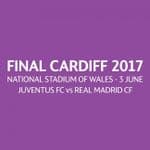 2017 Real Madrid UCL FINAL CARDIFF Match Day Transfer Details Football Logo
