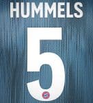 2018-19/20 Bayern Munich Home/ Third Shirt HUMMELS#5 OFFICIAL SportingID Name Number Set