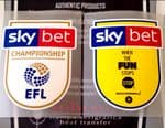 2018-19/20 Sky Bet EFL Championship Official Player Issue Size Football Soccer Badge Patch Set