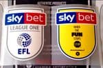 2018-19/20 Sky Bet EFL League One Official Player Issue Size Football Soccer Badge Patch Set
