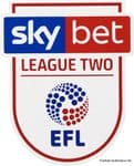 2018-19/20 Sky Bet EFL League Two Official Player Issue Size Football Soccer Badge Patch