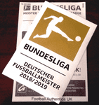 2018-19 Bayern Munich BUNDESLIGA CHAMPIONS Official Player Issue Size Football Soccer Badge Patch