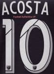 2018/19 D.C. United MLS Home Shirt ACOSTA#10 Official Player Issue Match Name Number Set