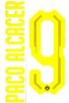 2018-19 Dortmund Away & Third Shirt PACO ALCACER#9 Official Replica Stadium Issue Name Number Set
