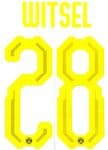 2018-19 Dortmund Away & Third Shirt WITSEL#28 Official Replica Stadium Issue Name Number Set