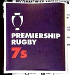 2018/19 English PREMIERSHIP RUGBY 7s SERIES Official SportingiD Player Size Rugby Union Badge Patch