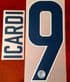 2018-19 Inter Milan ICARDI#9 Third Shirt OFFICIAL Stilscreen Name Number Set