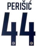 2018-19 Inter Milan PERISIC#44 Third Shirt OFFICIAL Stilscreen Name Number Set