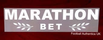 2018-19 Lazio MARATHON BET Third Shirt Official Player Issue Size  Football Sponsor Logo