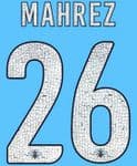 2018-19 Manchester City SPECIAL BEE EDITION Home Shirt MAHREZ#26 Official Football Name Number Set