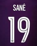 2018-19 Manchester City UCL & FA CUP Away & Third Shirt SANE#19 Official Name Number Set