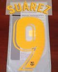 2018-21 Barcelona SUAREZ#9 La Liga/UCL Home Shirt Official SportingiD Name Number Set
