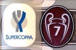 2018 AC Milan SUPERCOPPA FINAL Official Player Issue Size Football Badge Patch Set