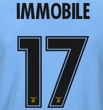 2019-20/21 Lazio 120 ANNI & UCL Home Shirt IMMOBILE#17 Official Player Issue Size Name Number Set