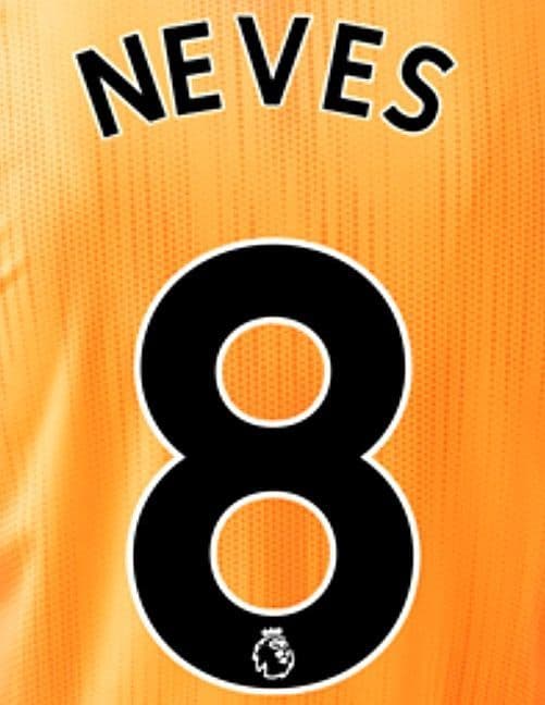 2019-20/21 Wolverhampton Wanderers Home Shirt NEVES 8 Official Football ...