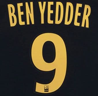 2019-20 AS Monaco BEN YEDDER#9 Away Shirt Official MonBlason Name Number Set