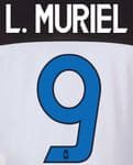 2019-20 Atalanta L.MURIEL#9 Away Shirt Official Player Issue Size Name Number Set