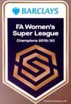 2019-20 Chelsea FA WSL CHAMPIONS Official Player Issue Size Football Badge Patch