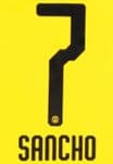 2019-20 Dortmund Home Shirt SANCHO#7 Official Player Issue Size Name Number Set