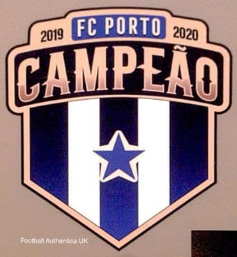 2019-20 FC Porto NACIONAL CAMPEAO Official Player Issue Size Football Soccer Badge Patch