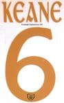 2019-20 Ireland(Republic) HERO SET Home Shirt KEANE#6 Official Football Name Number Set