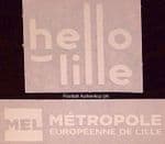 2019-20 Lille HELLO LILLE & METROPOLE LILLE Home Shirt Official Player Issue Size Sponsor Logo Set