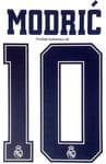 2019-20 Real Madrid UCL Third Shirt MODRIC#10 Official SportingiD Name Number Set