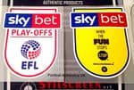 2019 & 2020 Sky Bet EFL League Two Play-Offs Official Player Issue Size Football Badge Patch Set