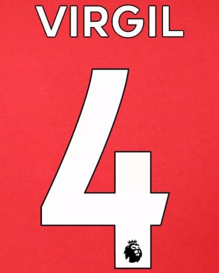 thumbnail image 2 of Official Liverpool FC 2017/18/19 Away Shirt Name & Number Set – Player Size By Sporting ID 2 of 5
